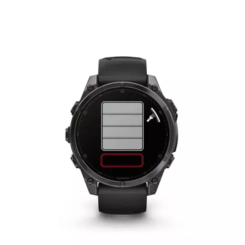 Sport smartwatch GARMIN fenix 8 Black, koperta 47 mm, AMOLED 1,4 cala, szafirowe szkło, GPS/GLONASS/Galileo, bateria do 16 dni
