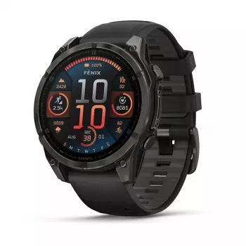 Sport smartwatch GARMIN fenix 8 Black, koperta 47 mm, AMOLED 1,4 cala, szafirowe szkło, GPS/GLONASS/Galileo, bateria do 16 dni