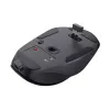 TRUST Fyda Office praworęczna mysz bezprzewodowa — RF + Bluetooth, optyczna 2400 DPI, 6 przycisków, czarna