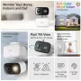 Kamera monitorująca TP-LINK Tapo C206 – wewnętrzna/zewnętrzna 1080p HD, obrót i pochylenie, widzenie nocne, dwukierunkowy dźwięk