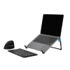 Podstawka pod laptopa R-Go Steel Travel, ergonomiczna i składana, odpowiednia do laptopów 10–22 cale, czarna