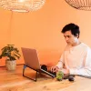 Podstawka pod laptopa R-Go Steel Travel, ergonomiczna i składana, odpowiednia do laptopów 10–22 cale, czarna