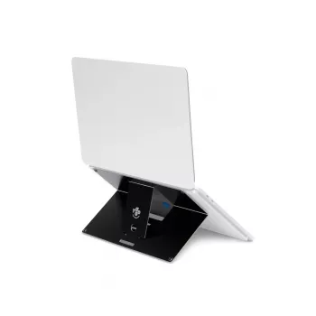 Podstawka pod laptop R-Go Tools R-Go Riser Attachable, regulowana, zintegrowana z laptopem, aluminiowa, czarna