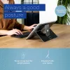 Podstawka pod laptop R-Go Tools R-Go Riser Attachable, regulowana, zintegrowana z laptopem, aluminiowa, czarna