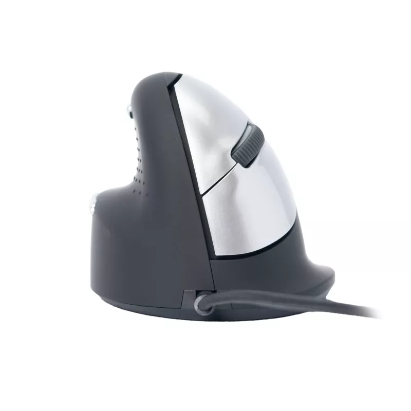 Ergonomiczna mysz R-Go HE Break z oprogramowaniem do przerw, duża (rozmiar dłoni ≥ 185 mm), dla leworęcznych, przewodowa, czarna
