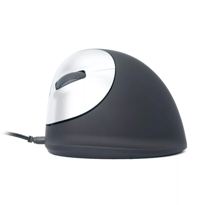 Ergonomiczna mysz R-Go HE Break z oprogramowaniem do przerw, duża (rozmiar dłoni ≥ 185 mm), dla leworęcznych, przewodowa, czarna