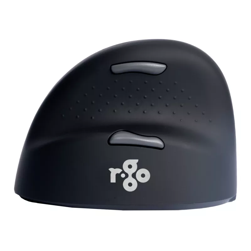 R-Go Tools Mysz ergonomiczna R-Go HE Break z oprogramowaniem do przerw, średnia (rozmiar dłoni 165-185 mm), dla leworęcznych, Bluetooth, czarna