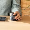 R-Go Tools Mysz ergonomiczna R-Go HE Break z oprogramowaniem do przerw, średnia (rozmiar dłoni 165-185 mm), dla leworęcznych, Bluetooth, czarna