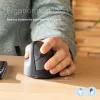 R-Go Tools Mysz ergonomiczna R-Go HE Break z oprogramowaniem do przerw, średnia (rozmiar dłoni 165-185 mm), dla leworęcznych, Bluetooth, czarna