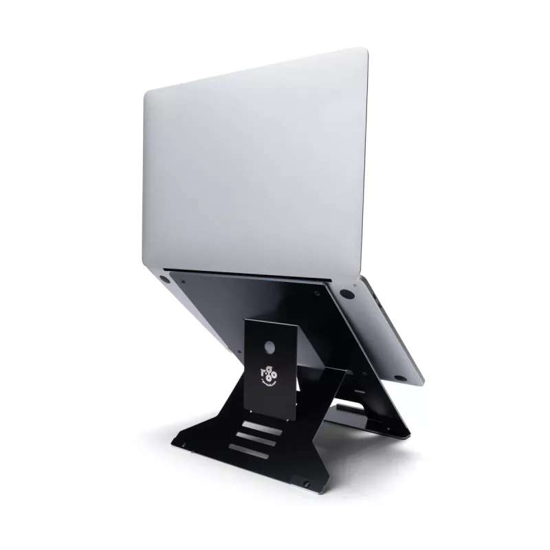 Podstawka pod laptopa R-Go Tools R-Go Riser Document, ergonomiczna, składana i regulowana podstawka z uchwytem na dokumenty, czarna