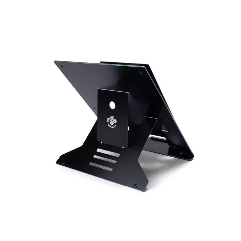Podstawka pod laptopa R-Go Tools R-Go Riser Document, ergonomiczna, składana i regulowana podstawka z uchwytem na dokumenty, czarna