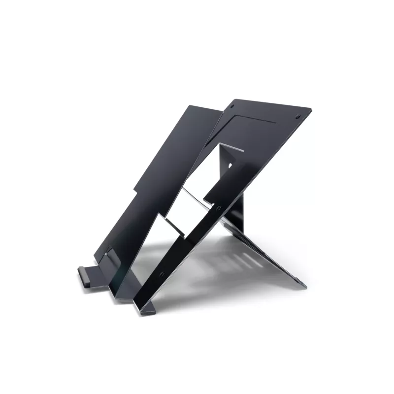 Podstawka pod laptopa R-Go Tools R-Go Riser Document, ergonomiczna, składana i regulowana podstawka z uchwytem na dokumenty, czarna