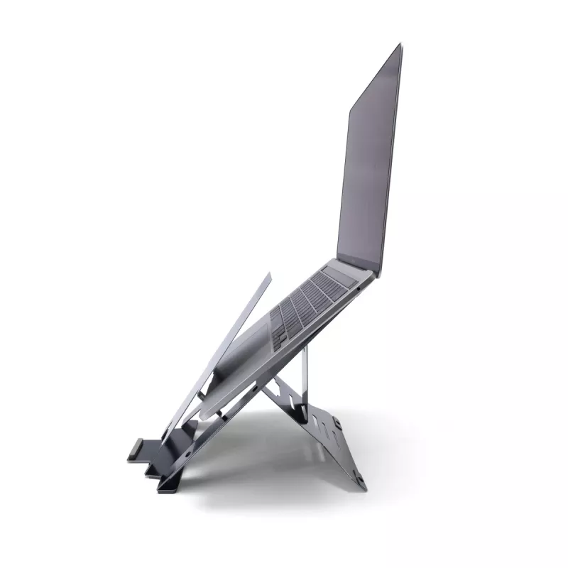 Podstawka pod laptopa R-Go Tools R-Go Riser Document, ergonomiczna, składana i regulowana podstawka z uchwytem na dokumenty, czarna