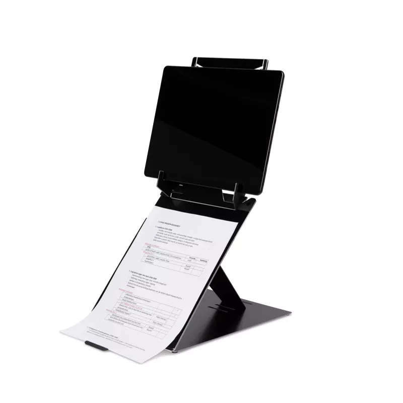 Podstawka R-Go Tools do tabletu i laptopa R-Go Riser Duo, odpowiednia do ekranów 10-22 cali, czarna