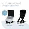 Podstawka R-Go Tools do tabletu i laptopa R-Go Riser Duo, odpowiednia do ekranów 10-22 cali, czarna