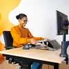 Uchwyt na dokumenty R-Go Read2Write R-Go Tools, odpowiedni do czytania i pisania, ergonomiczny, z miękką piankową podpórką pod nadgarstek, matowy akryl