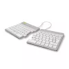 R-Go Tools Ergonomiczna klawiatura R-Go Split Break z oprogramowaniem przerw, ergonomiczna klawiatura dzielona, QWERTY (UK), Bluetooth, biała