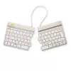 R-Go Tools Ergonomiczna klawiatura R-Go Split Break z oprogramowaniem przerw, ergonomiczna klawiatura dzielona, QWERTY (UK), Bluetooth, biała