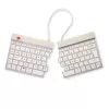 R-Go Tools Ergonomiczna klawiatura R-Go Split Break z oprogramowaniem przerw, ergonomiczna klawiatura dzielona, QWERTY (UK), Bluetooth, biała