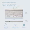 R-Go Tools Ergonomiczna klawiatura R-Go Split Break z oprogramowaniem przerw, ergonomiczna klawiatura dzielona, QWERTY (UK), Bluetooth, biała