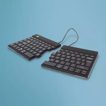 Klawiatura ergonomiczna R-Go Split Break z oprogramowaniem do przerw, ergonomiczna klawiatura dzielona, QWERTY (UK), Bluetooth, czarna