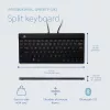 Klawiatura ergonomiczna R-Go Split Break z oprogramowaniem do przerw, ergonomiczna klawiatura dzielona, QWERTY (UK), Bluetooth, czarna