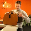 Torba na laptop R-Go Tools R-Go Viva, skóra licowa, z wbudowaną podstawką pod laptop, paskiem na ramię, 15,6 cala, brązowa