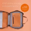 Torba na laptop R-Go Tools R-Go Viva, skóra licowa, z wbudowaną podstawką pod laptop, paskiem na ramię, 15,6 cala, brązowa