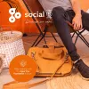 Torba na laptop R-Go Tools R-Go Viva, skóra licowa, z wbudowaną podstawką pod laptop, paskiem na ramię, 15,6 cala, brązowa