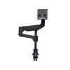 R-Go Tools Ramiona do monitora R-Go Caparo Single, w pełni regulowane ze sprężyną gazową, udźwig 3-9 kg, w 100% okrągłe, czarne