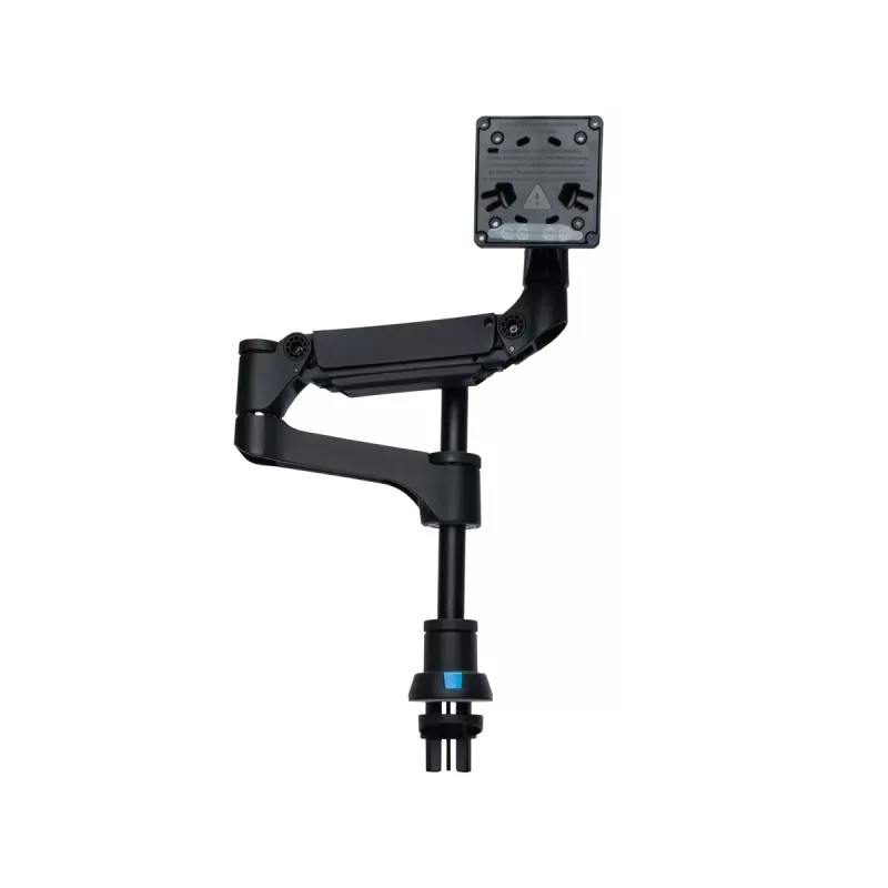 R-Go Tools Ramiona do monitora R-Go Caparo Single, w pełni regulowane ze sprężyną gazową, udźwig 3-9 kg, w 100% okrągłe, czarne
