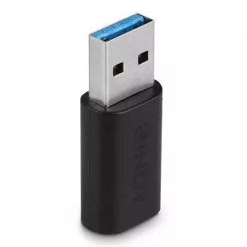 Adapter Lindy USB 3.2 Typ A na C, USB 3.2 Typ A, USB 3.2 Typ C, czarny