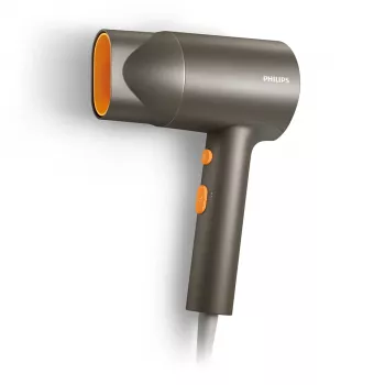 Suszarka do włosów Philips serii 3000 BHD321/00 — 1600 W, 2 poziomy grzania, 2 prędkości, funkcja jonizacji, 350 g, szara