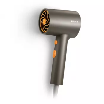 Suszarka do włosów Philips serii 3000 BHD321/00 — 1600 W, 2 poziomy grzania, 2 prędkości, funkcja jonizacji, 350 g, szara