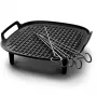 Akcesorium do Philips Airfryer HD9959/00 Zestaw grillowy XXL, spód grilla i szpikulce, Philips, HD9285, HD963X, HD965X, HD975X, HD976X, HD986X, HD987X, aluminium, metal, 213 mm