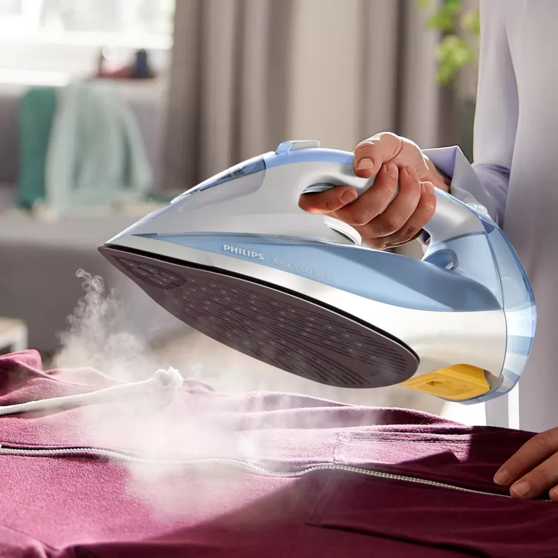 Żelazko parowe Philips serii 7000 DST7011/20 — 2600 W, zbiornik 0,3 l, stopa SteamGlide Plus, para pionowa
