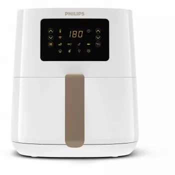 Philips 5000 series HD9255/30 frytkownica Pojedyncza 4,1 l Wolnostojąca 1400 W Frytkownica na gorące powietrze Złota, Biała