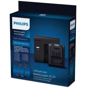 Bateria Philips XV1797 do odkurzacza pionowego, czarna