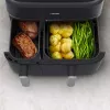 Gorąca frytownica powietrzna Philips 5000 series NA551/00 — pojemność 9 l, 2300 W, sterowanie dotykowe, wyświetlacz LED, czarny/srebrny