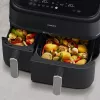 Gorąca frytownica powietrzna Philips 5000 series NA551/00 — pojemność 9 l, 2300 W, sterowanie dotykowe, wyświetlacz LED, czarny/srebrny