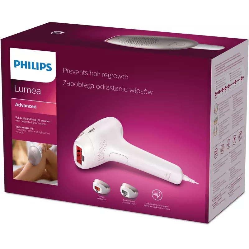 Philips Lumea Advanced SC1998/00 depilator świetlny intensywne światło pulsacyjne (IPL) Ivory