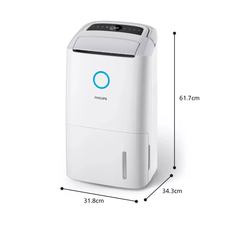 Philips DE5305/11 Osuszacz powietrza z serii 5000 4 l 54 dB Biały