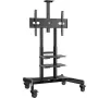 Wolnostojący stojak pod telewizor ONKRON TS1881-B do ekranów 50–86 cali, udźwig 105,9 kg, VESA 200x200–800x500, wysokość 1350–1650 mm, czarny