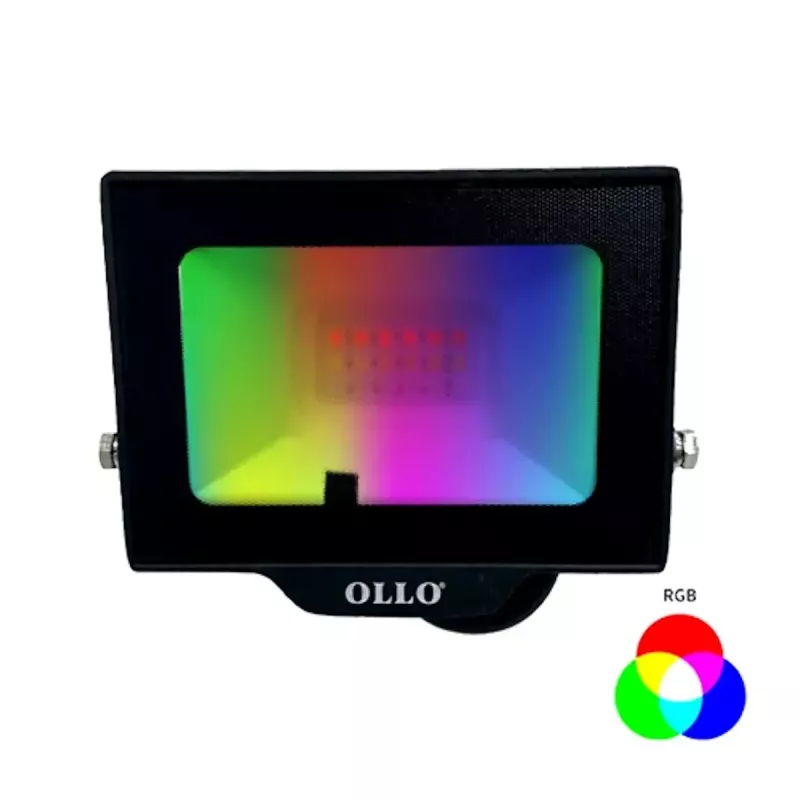 Zewnętrzny naświetlacz LED OLLO VS121C-20W-RGB 20W 1900lm RGB
