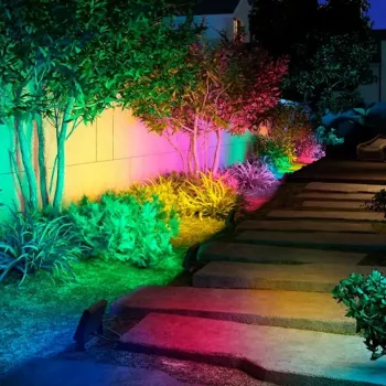 Zewnętrzny naświetlacz LED OLLO VS121C-50W-RGB — 50 W, 4750 lm, RGB