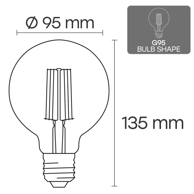 Żarówka LED VISIONAL VS-B-15 12W 1200 lm 3000K