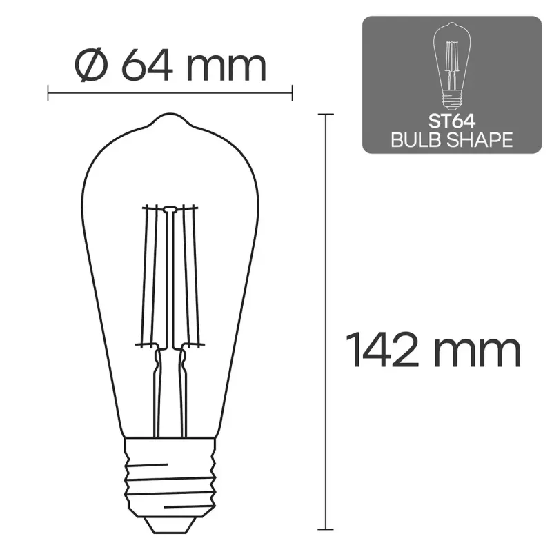 Żarówka LED VISIONAL VS-B-16 10W — 1100 lm, oświetlenie domowe