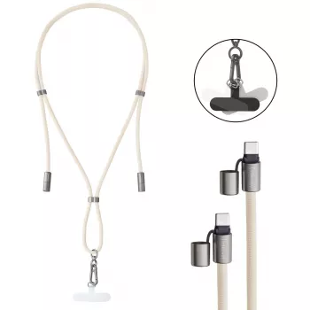 Kabel USB Intenso Handykette 1,65 m USB-C beżowy