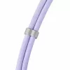 Intenso USB-C Smycz Ładująca Kabel Naszyjnik na Telefon 60W Szybkie Ładowanie Regulowana Długość 1,65m Nylon Fioletowy