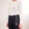Intenso USB-C Smycz Ładująca Kabel Naszyjnik na Telefon 60W Szybkie Ładowanie Regulowana Długość 1,65m Nylon Fioletowy
